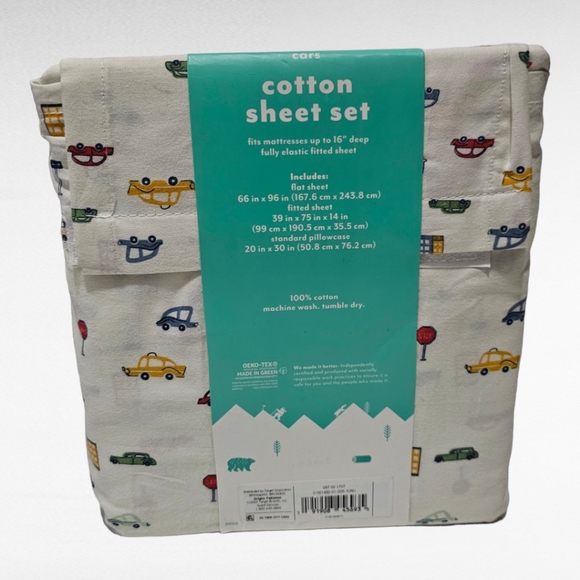 Pillowfort Bedding Pillowfort Twin Cars Cotton Sheet Set New Poshmark